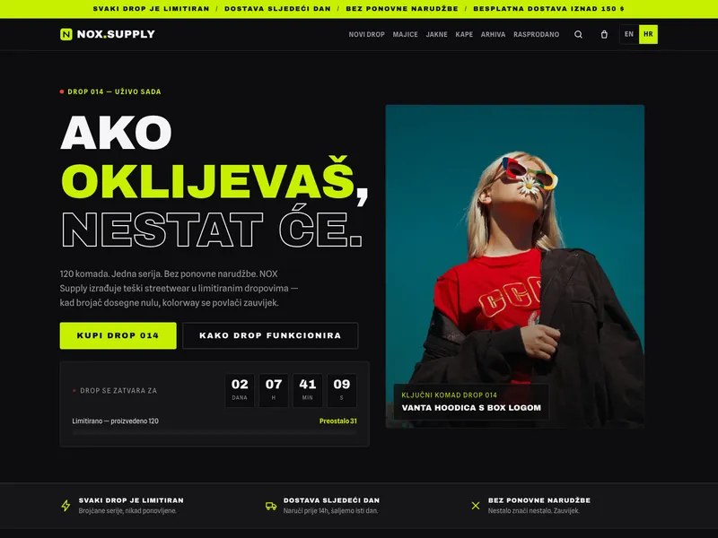 Streetwear trgovina - Online trgovina