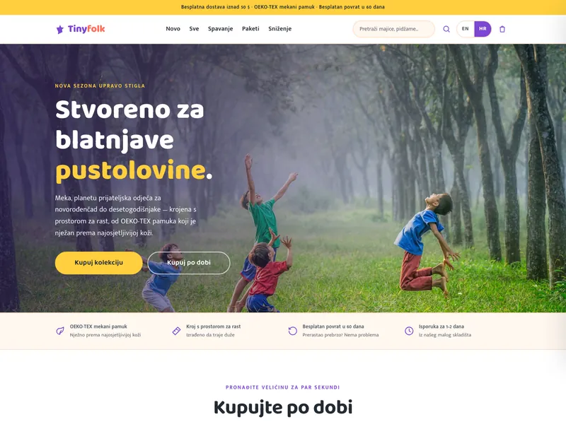 Dječja odjeća - Online trgovina