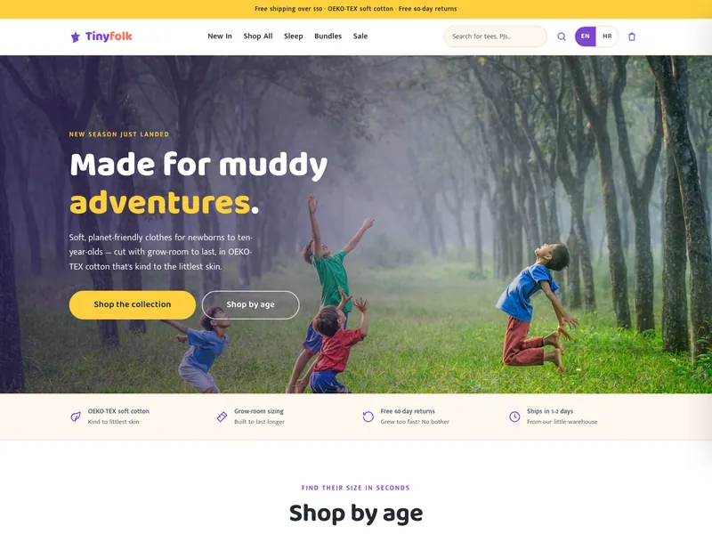 Kids' Clothing - Online store