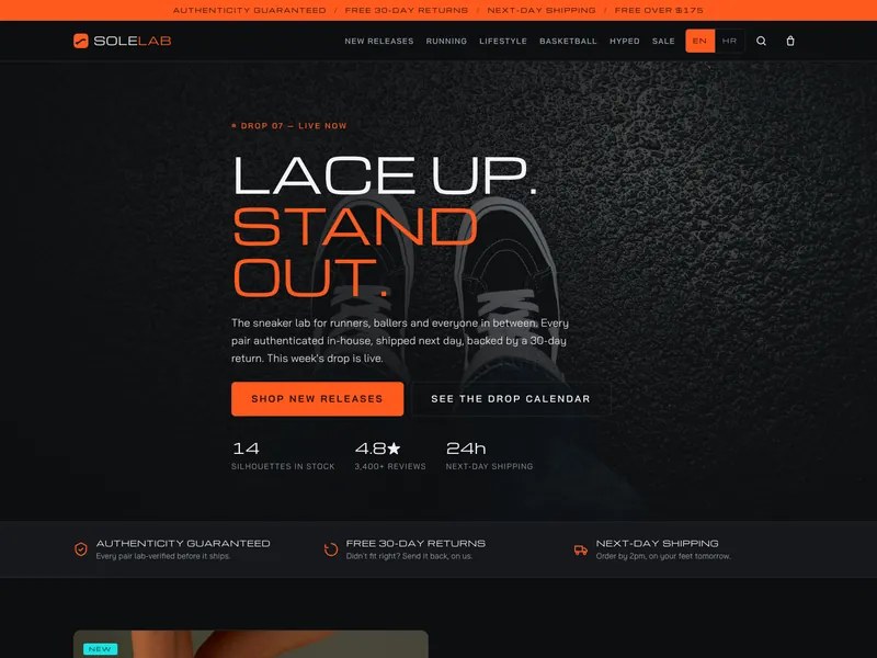 Sneakers & Footwear - Online store