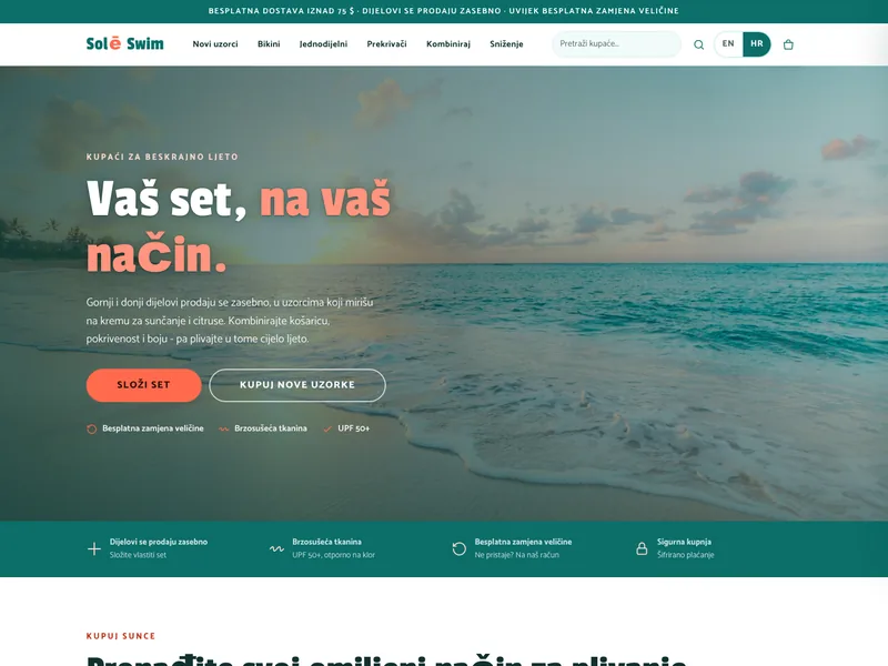 Kupaći kostimi - Online trgovina