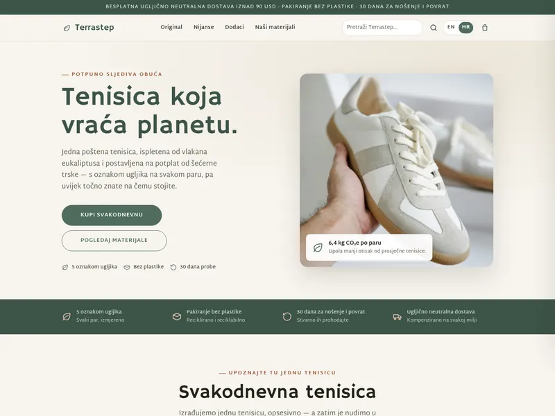 Eko tenisice - Online trgovina