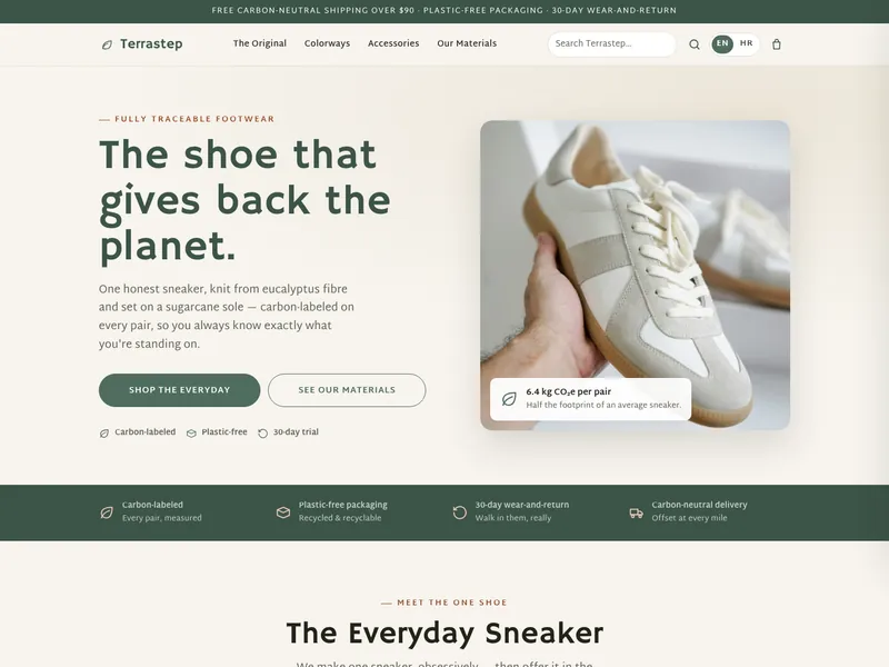 Eco Sneakers - Online store
