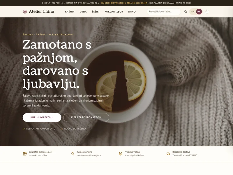 Modni dodaci, šalovi i šeširi - Online trgovina
