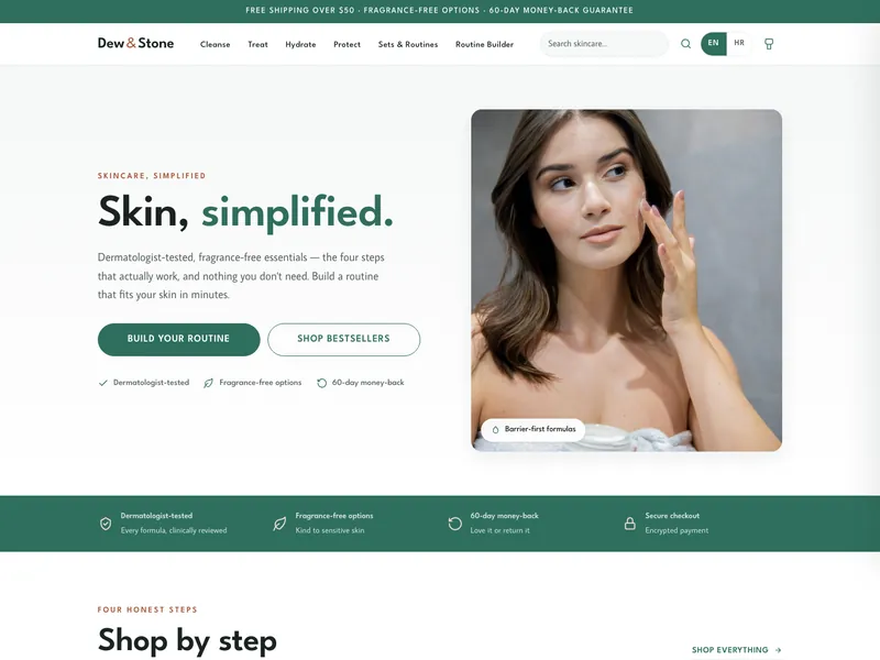 Skincare - Online store