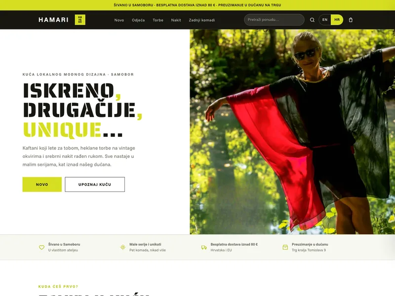 Kuća modnog dizajna - Online trgovina