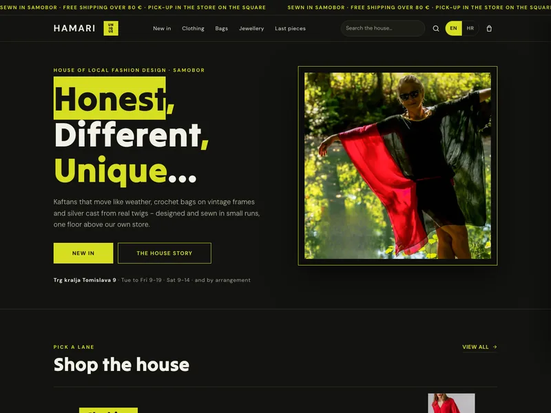 Fashion Design House Dark - Online store